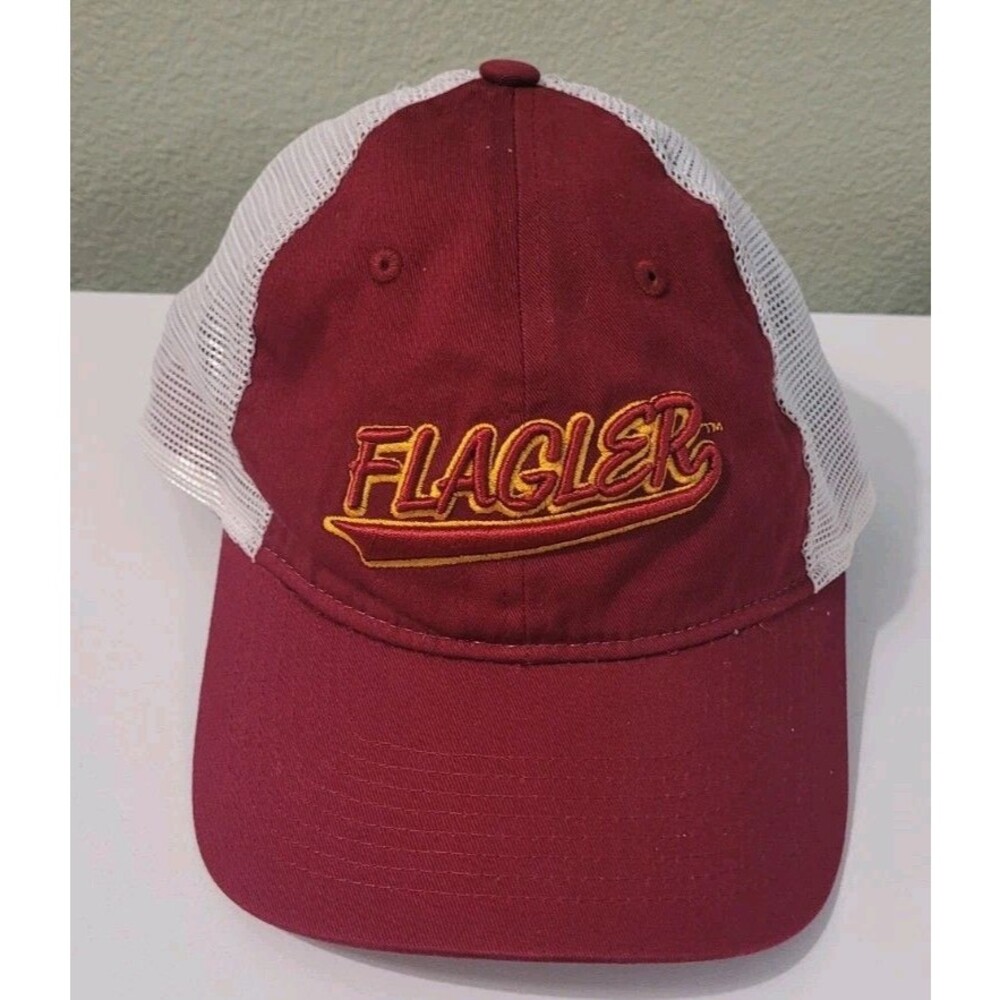 Flagler College Dad Hat Cap The Game Red Burgundy St Augustine Snapback